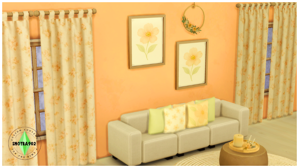 Peachy Blossom mod for The Sims 4 