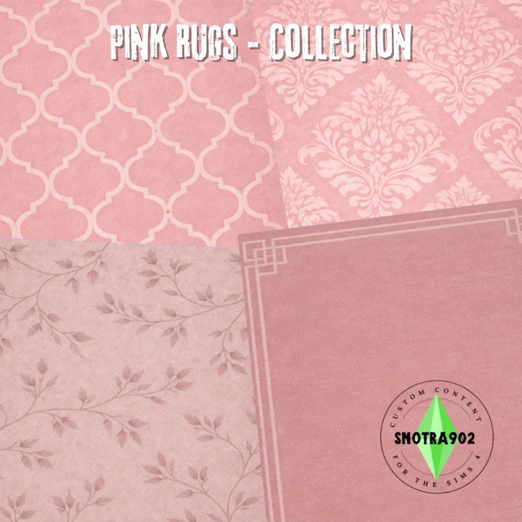 Pink Rugs - Collection mod for The Sims 4 