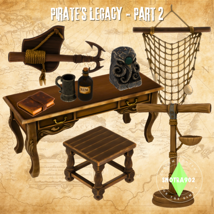 Pirate's Legacy - Part 2  mod for The Sims 4 