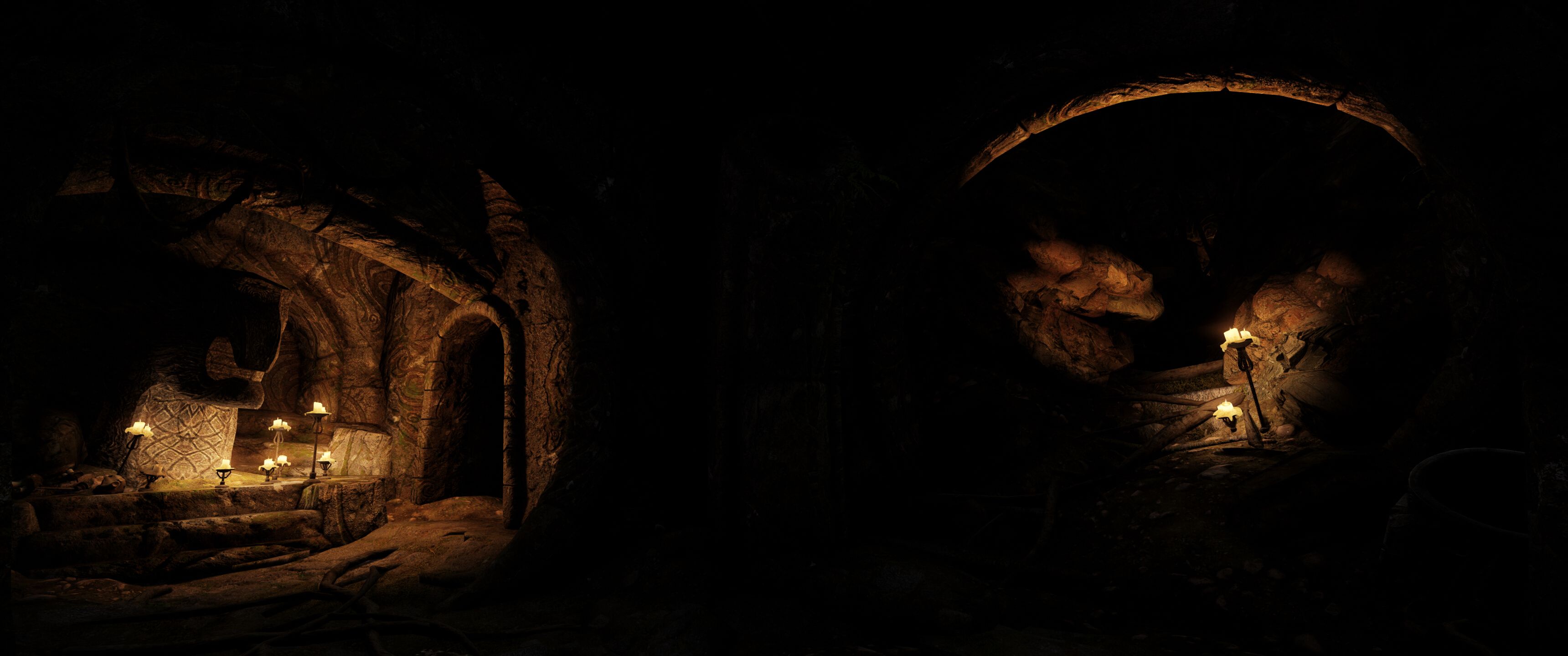 Bleak Falls Barrow mod for The Elder Scrolls V: Skyrim Special Edition