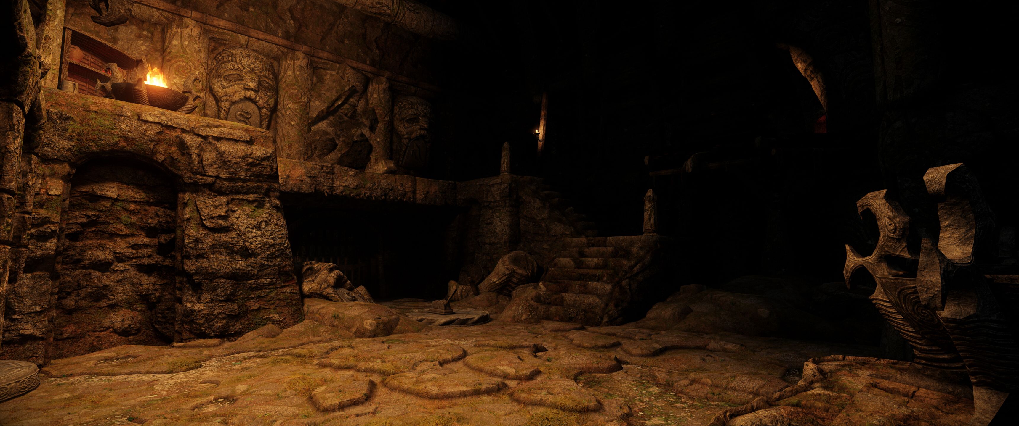 Bleak Falls Barrow mod for The Elder Scrolls V: Skyrim Special Edition