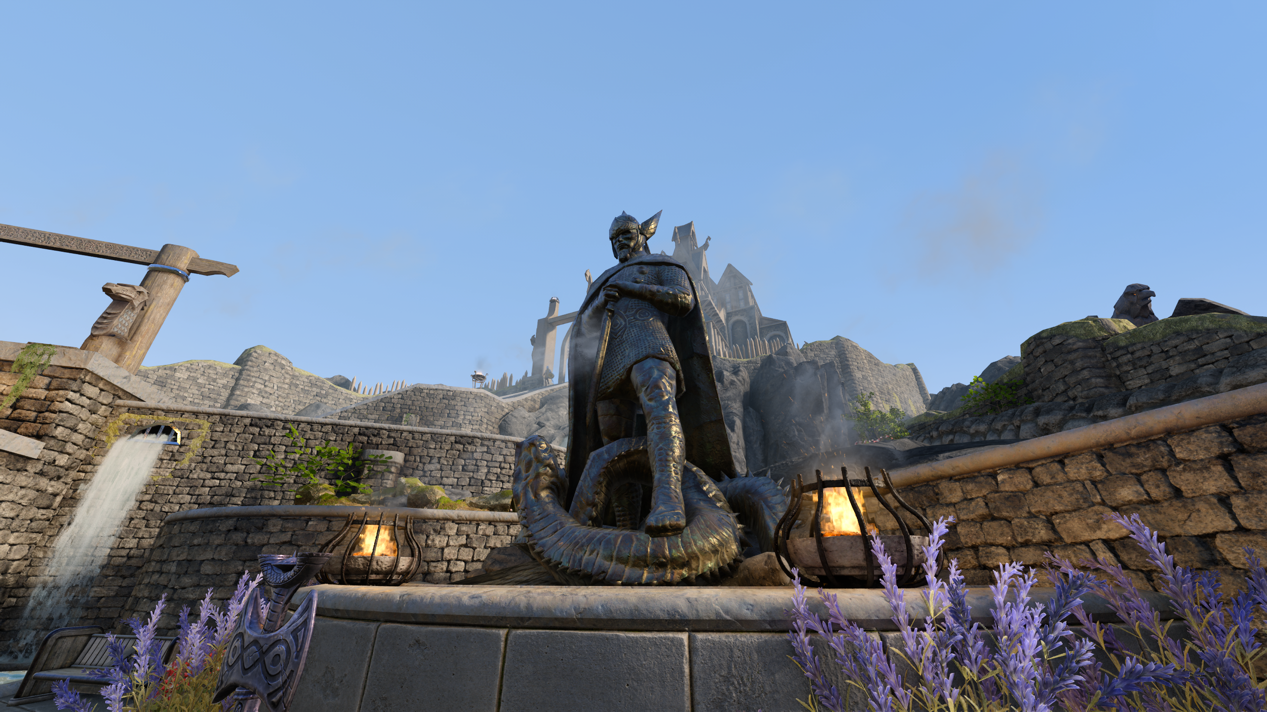 PBR Talos Statue mod for The Elder Scrolls V: Skyrim Special Edition