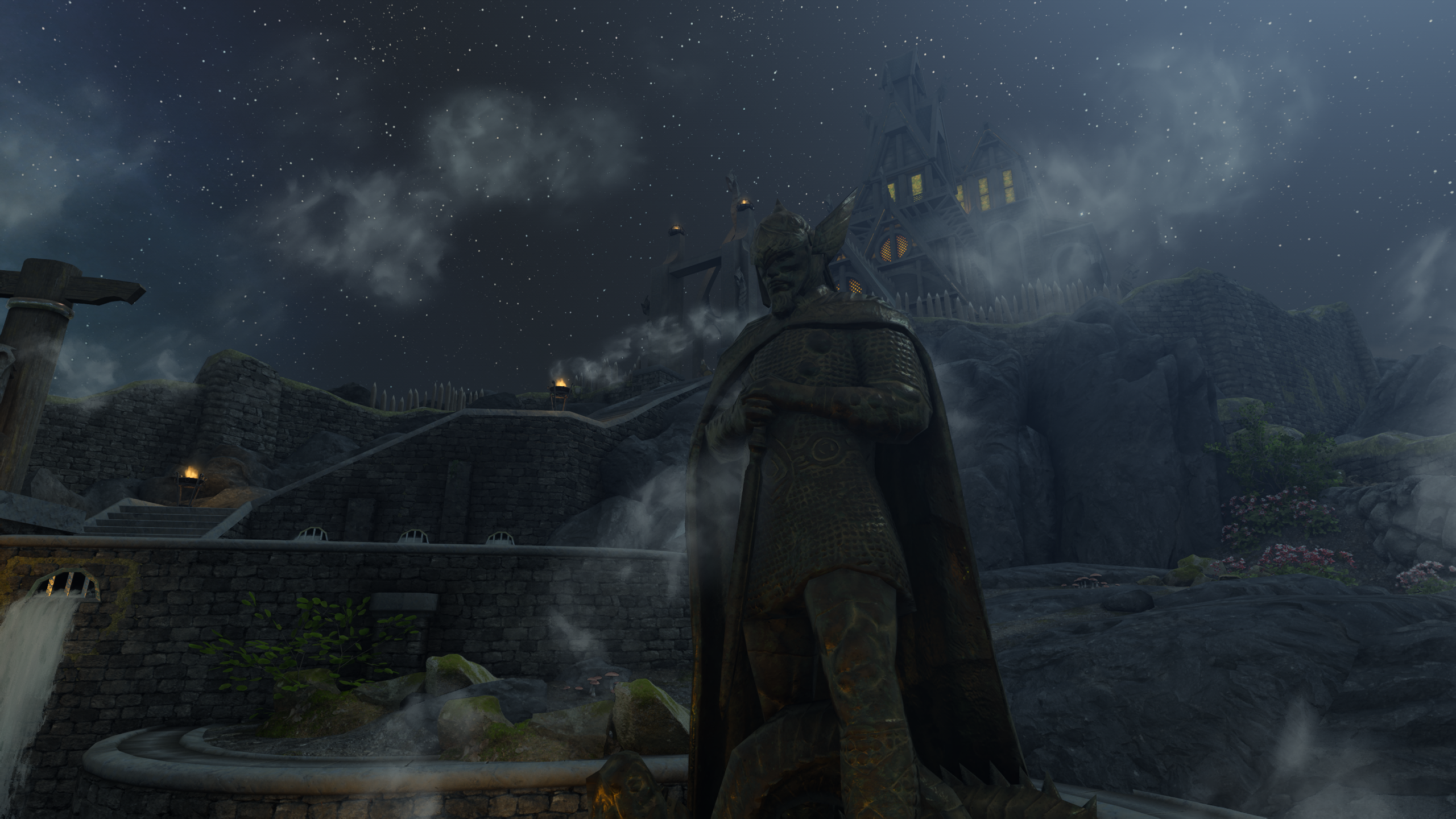 PBR Talos Statue mod for The Elder Scrolls V: Skyrim Special Edition