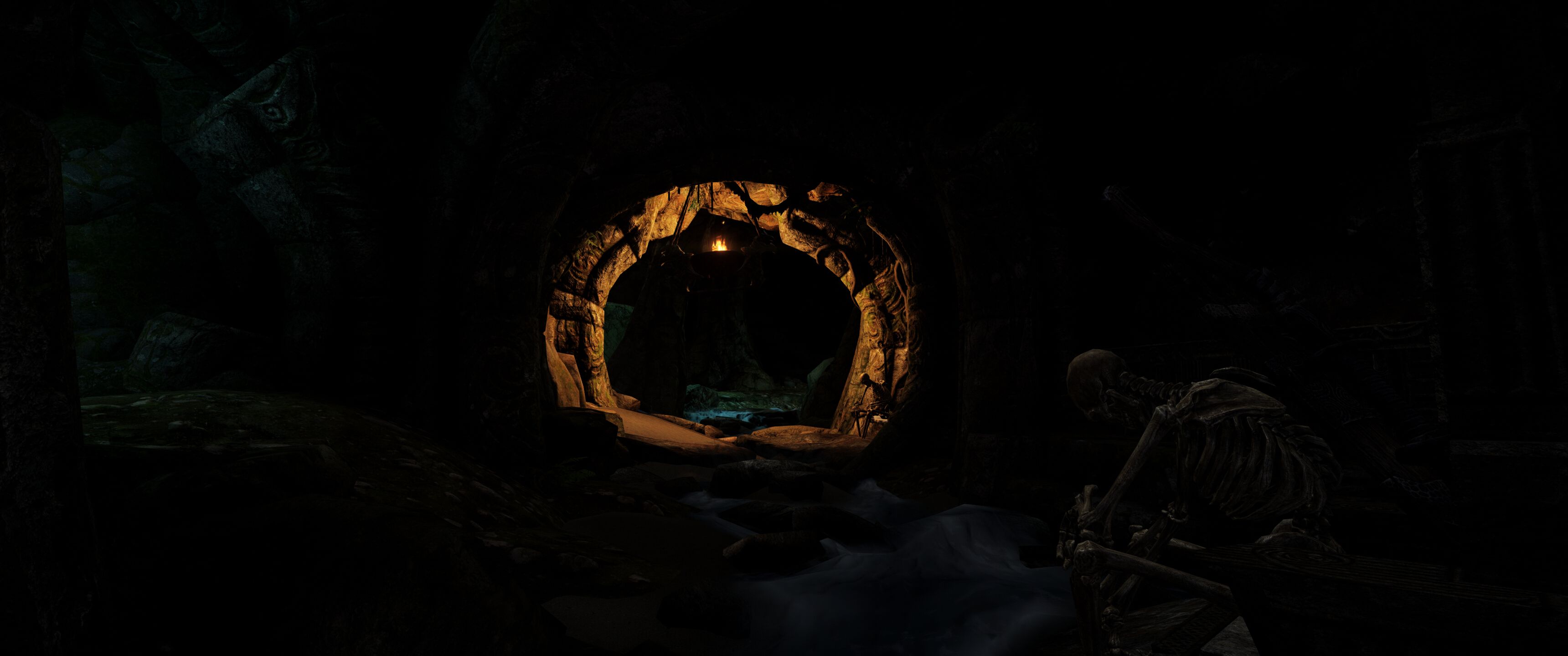 Bleak Falls Barrow mod for The Elder Scrolls V: Skyrim Special Edition