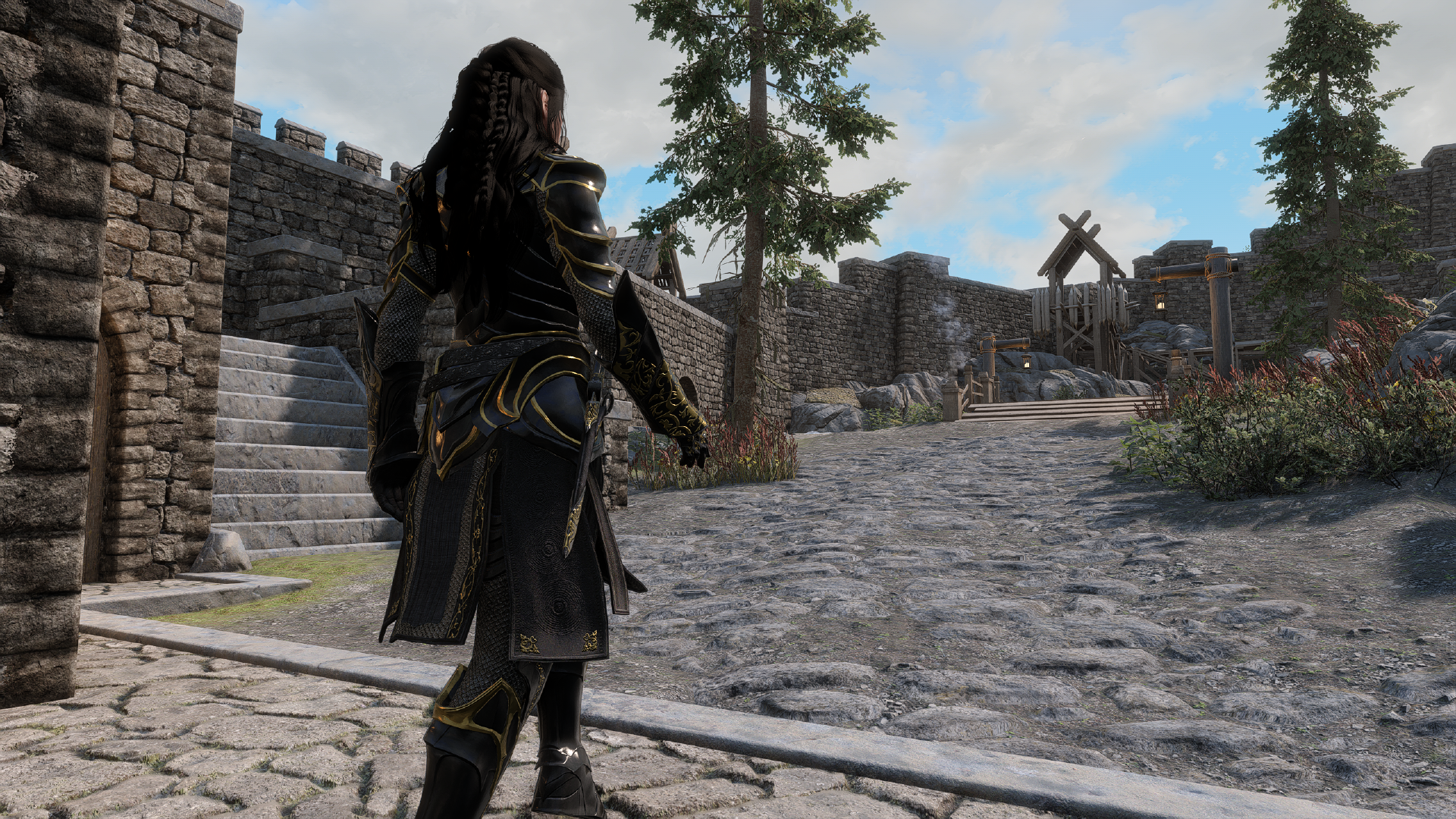 Tony's Ebony PBR mod for The Elder Scrolls V: Skyrim Special Edition