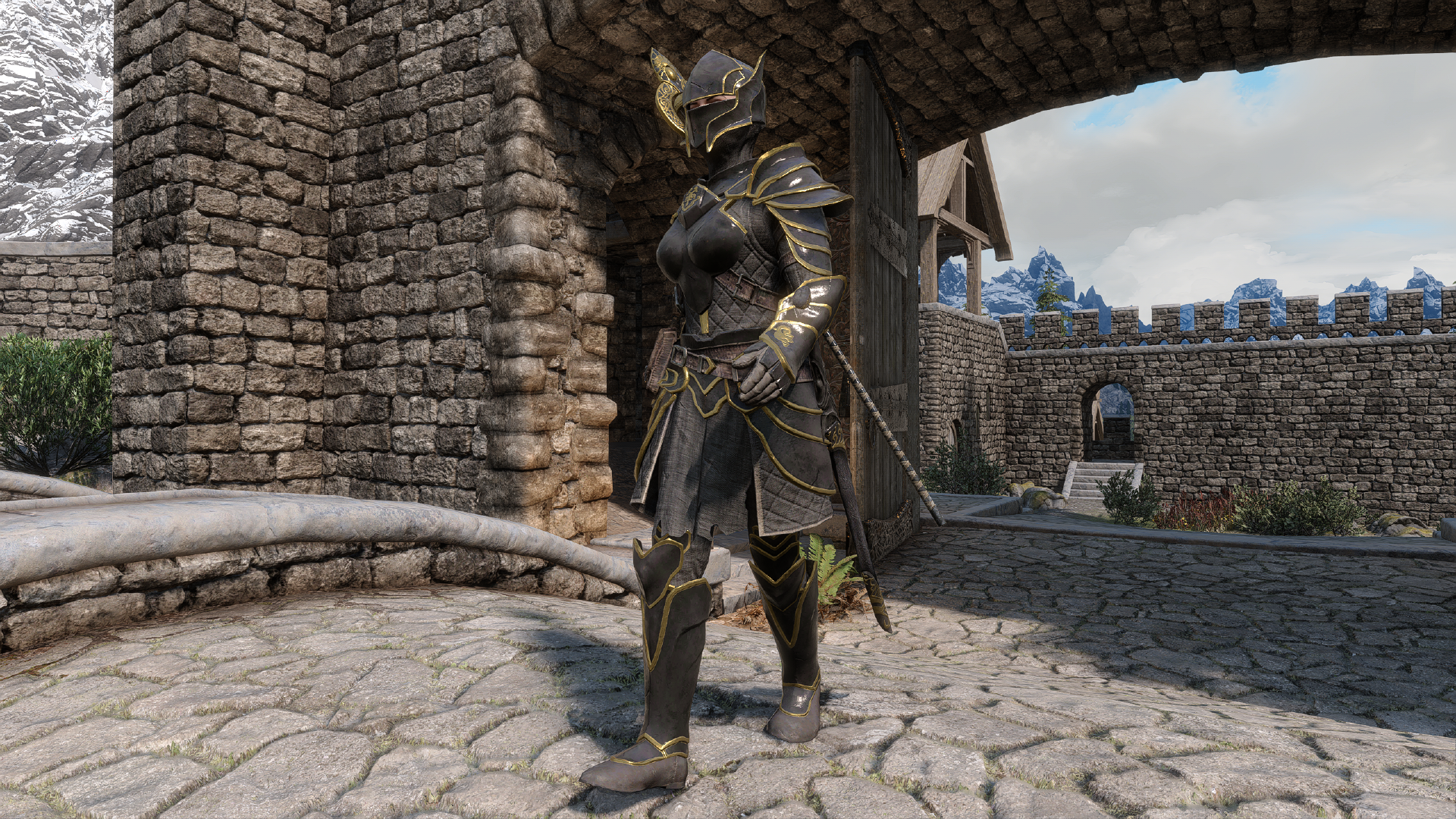 Tony's Ebony PBR mod for The Elder Scrolls V: Skyrim Special Edition