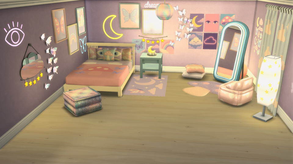 Dreamcore Bedroom mod for The Sims 4 