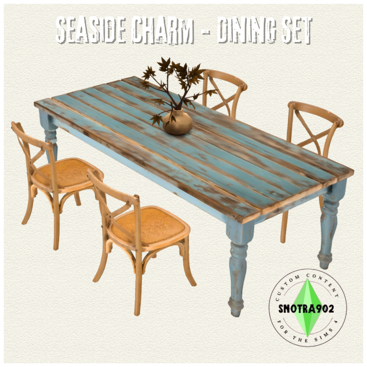 Seaside Charm mod for The Sims 4 