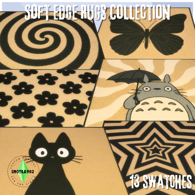 Soft Edge Rugs mod for The Sims 4 