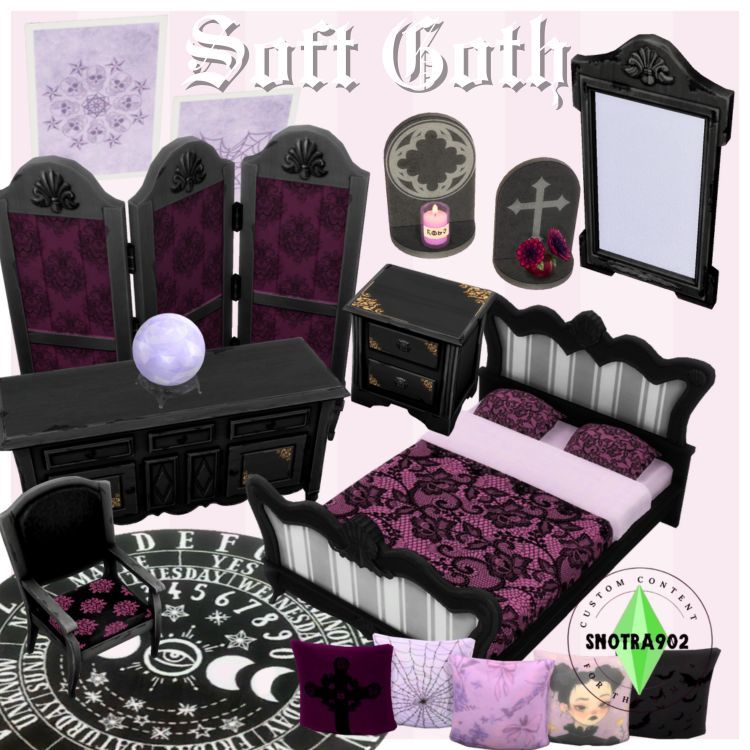 Soft Goth mod for The Sims 4 