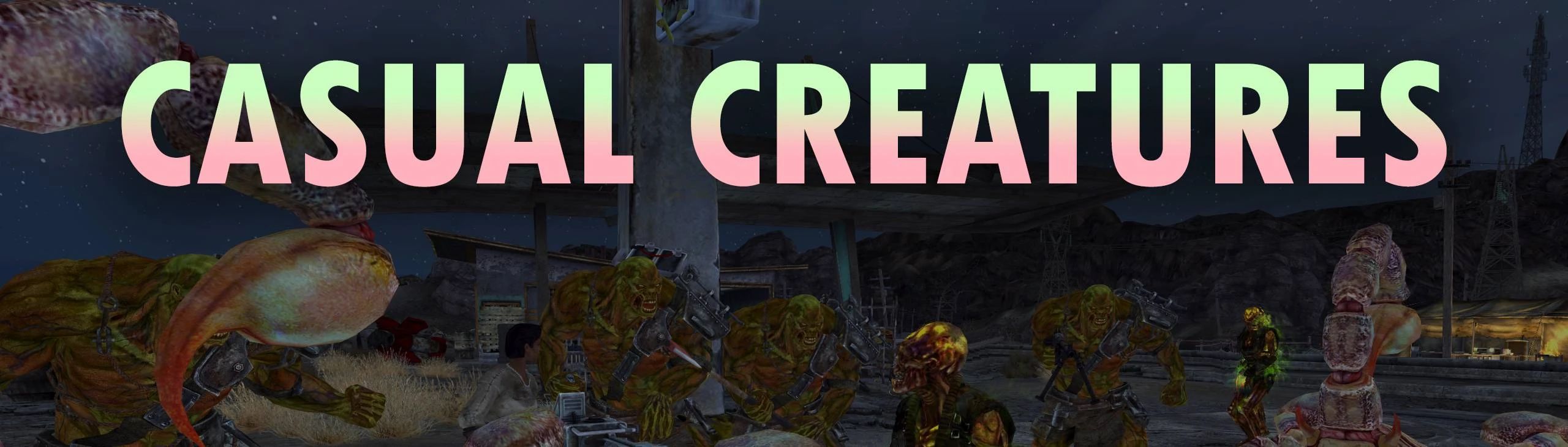 TTW Casual Creatures mod for Fallout: New Vegas