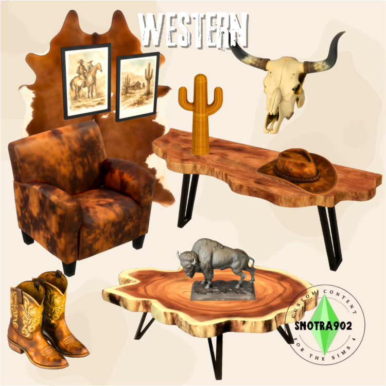 Western mod for The Sims 4 