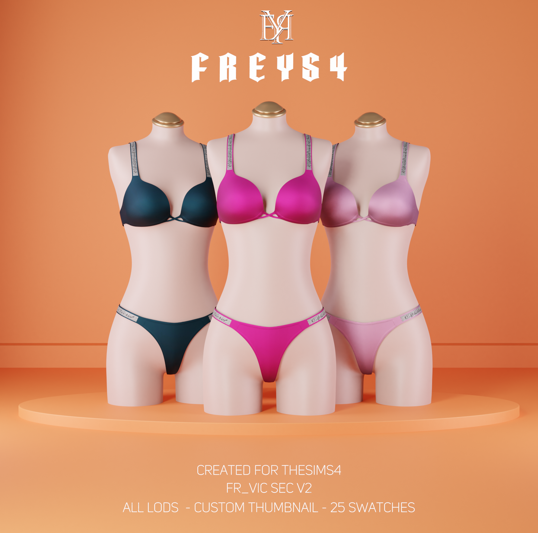 FR_Vic Sec V2 mod for The Sims 4 