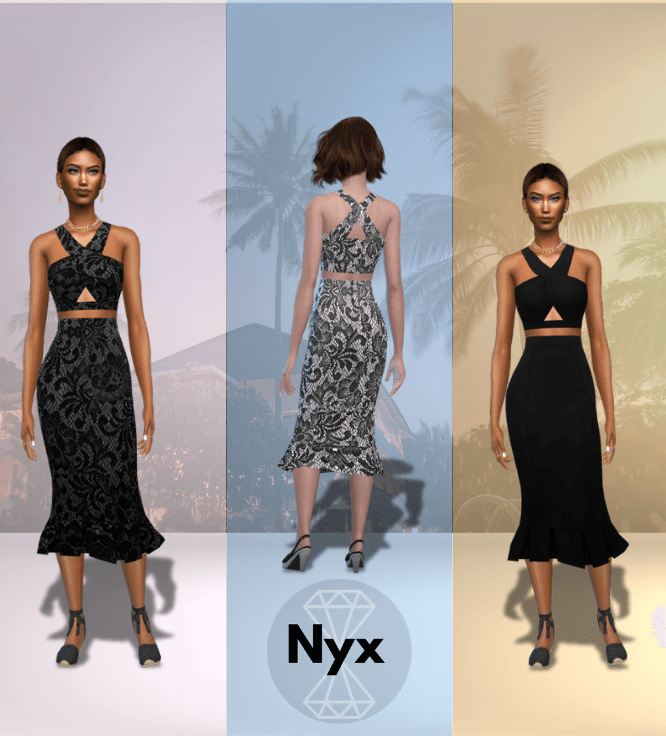 Diva dress mod for The Sims 4 