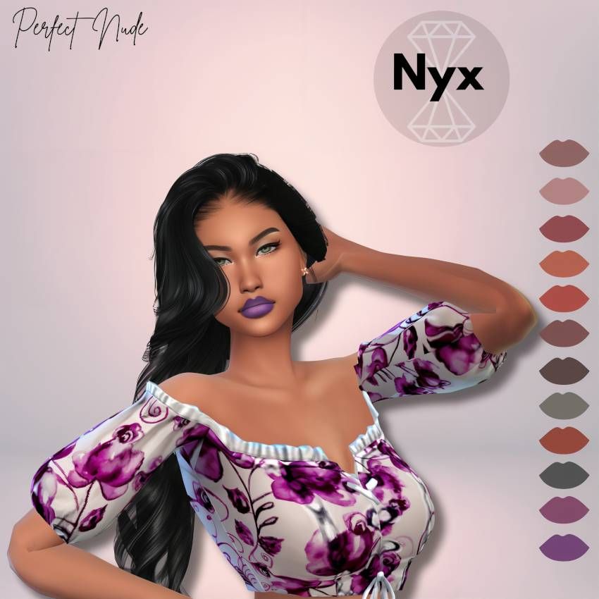 Perfect nude ombre lipstick - set mod for The Sims 4 
