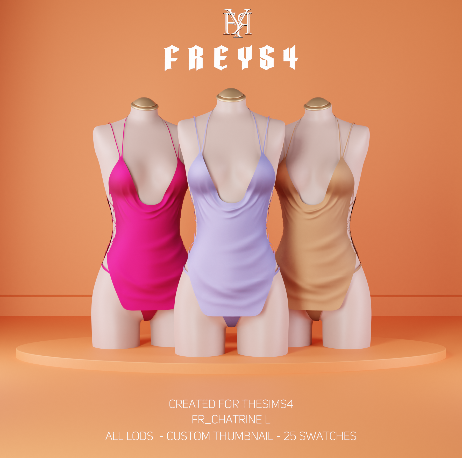 FR_Chatrine L mod for The Sims 4 