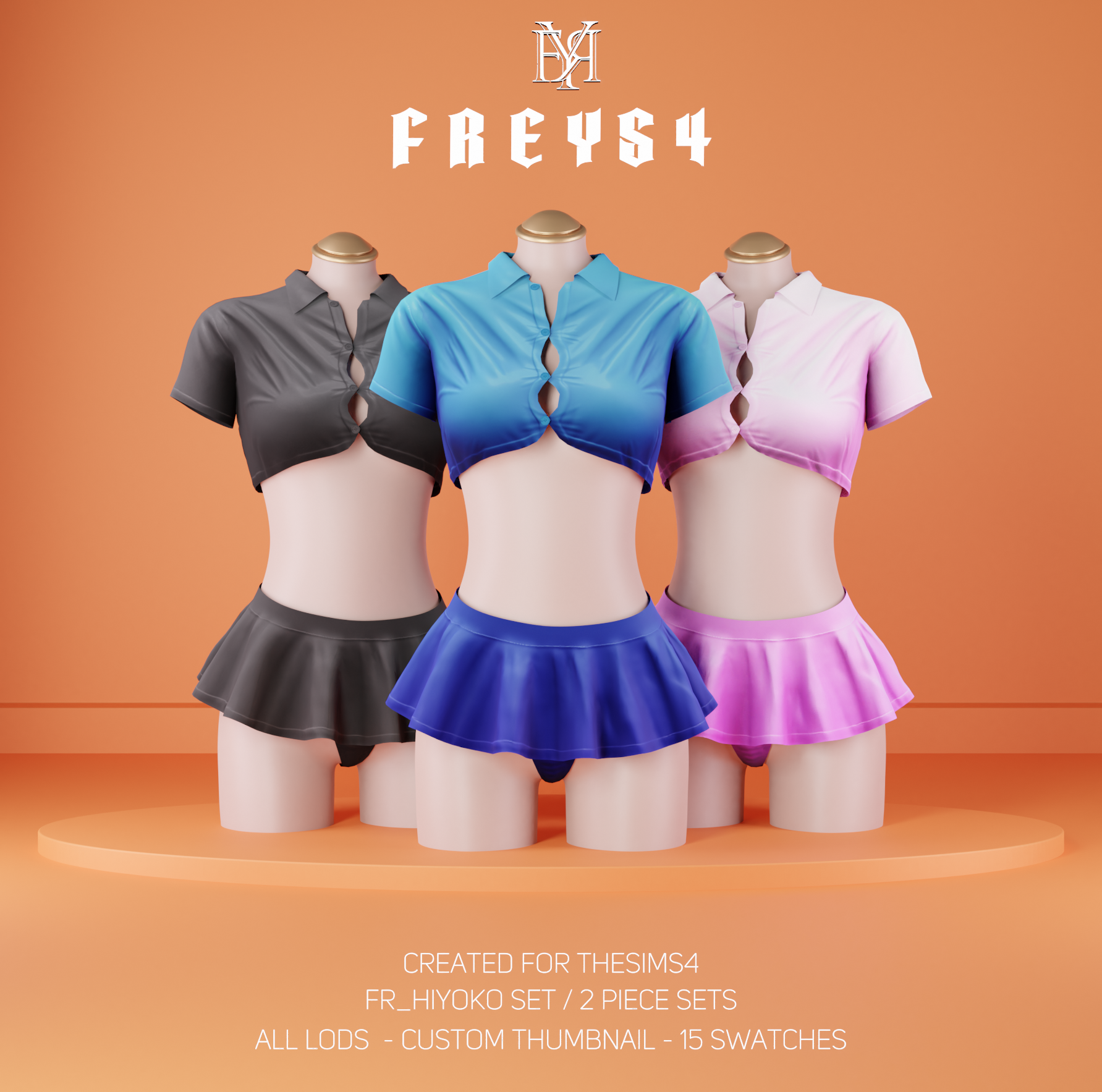 FR_Hiyoko Set mod for The Sims 4 