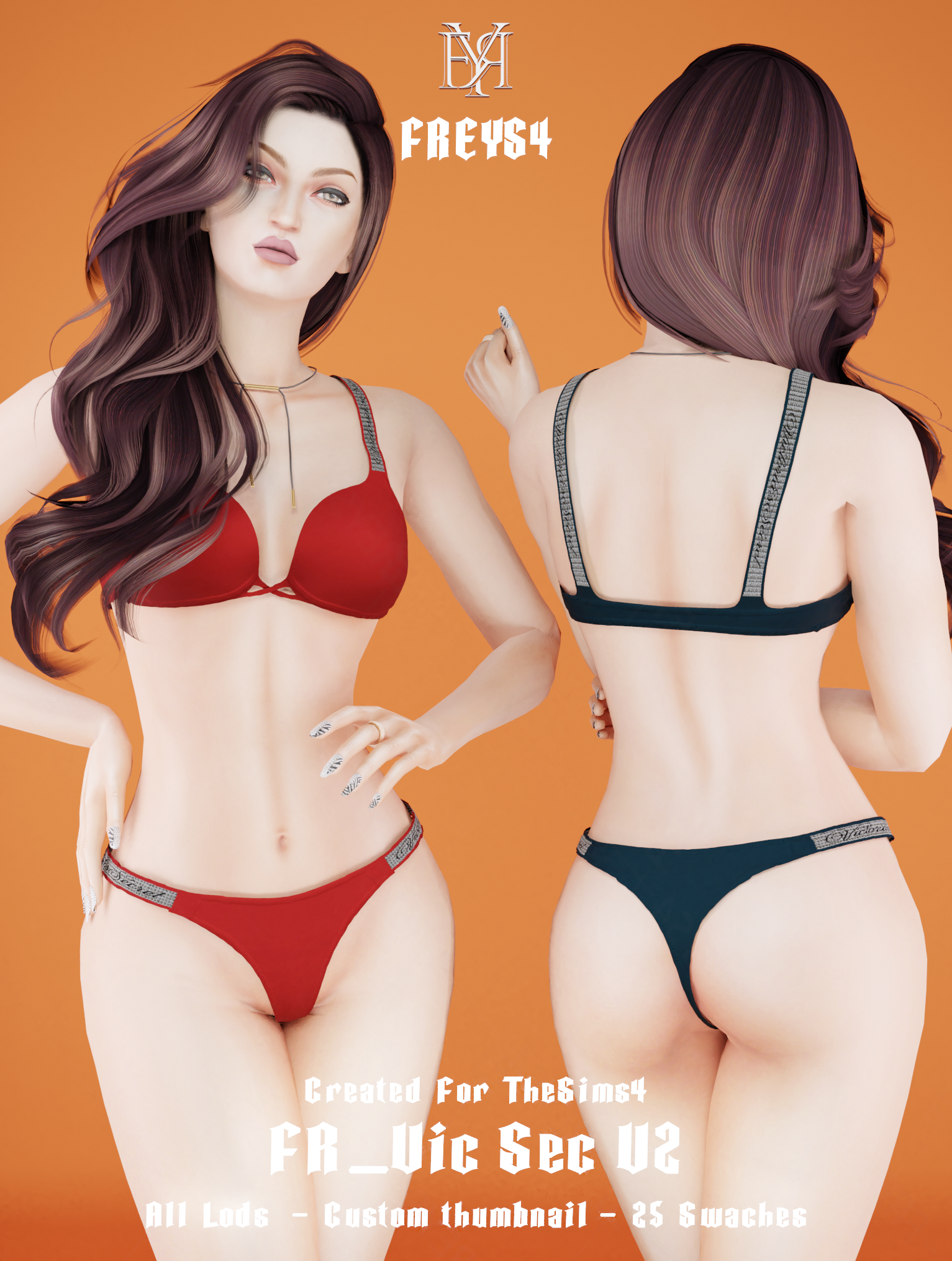 FR_Vic Sec V2 mod for The Sims 4 