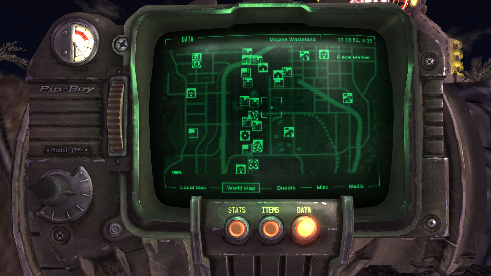 Freeside and Strip Map Markers mod for Fallout: New Vegas