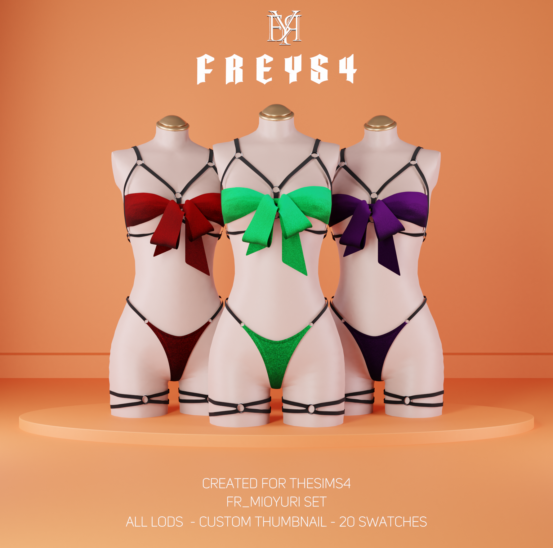 FR_Mioyuri Set mod for The Sims 4 