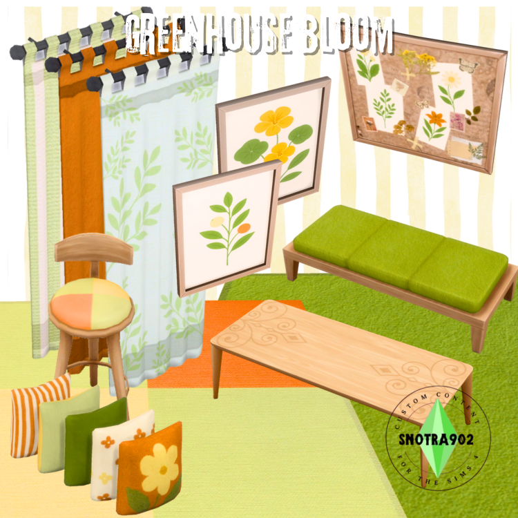 Greenhouse Bloom mod for The Sims 4 
