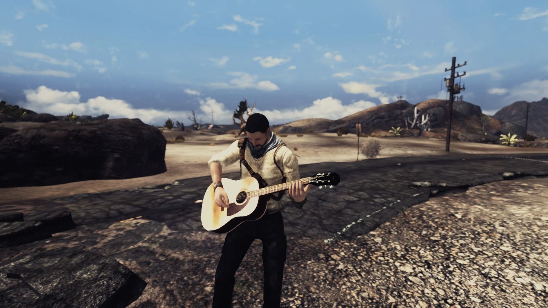 Wasteland Guitar Hero mod for Fallout: New Vegas