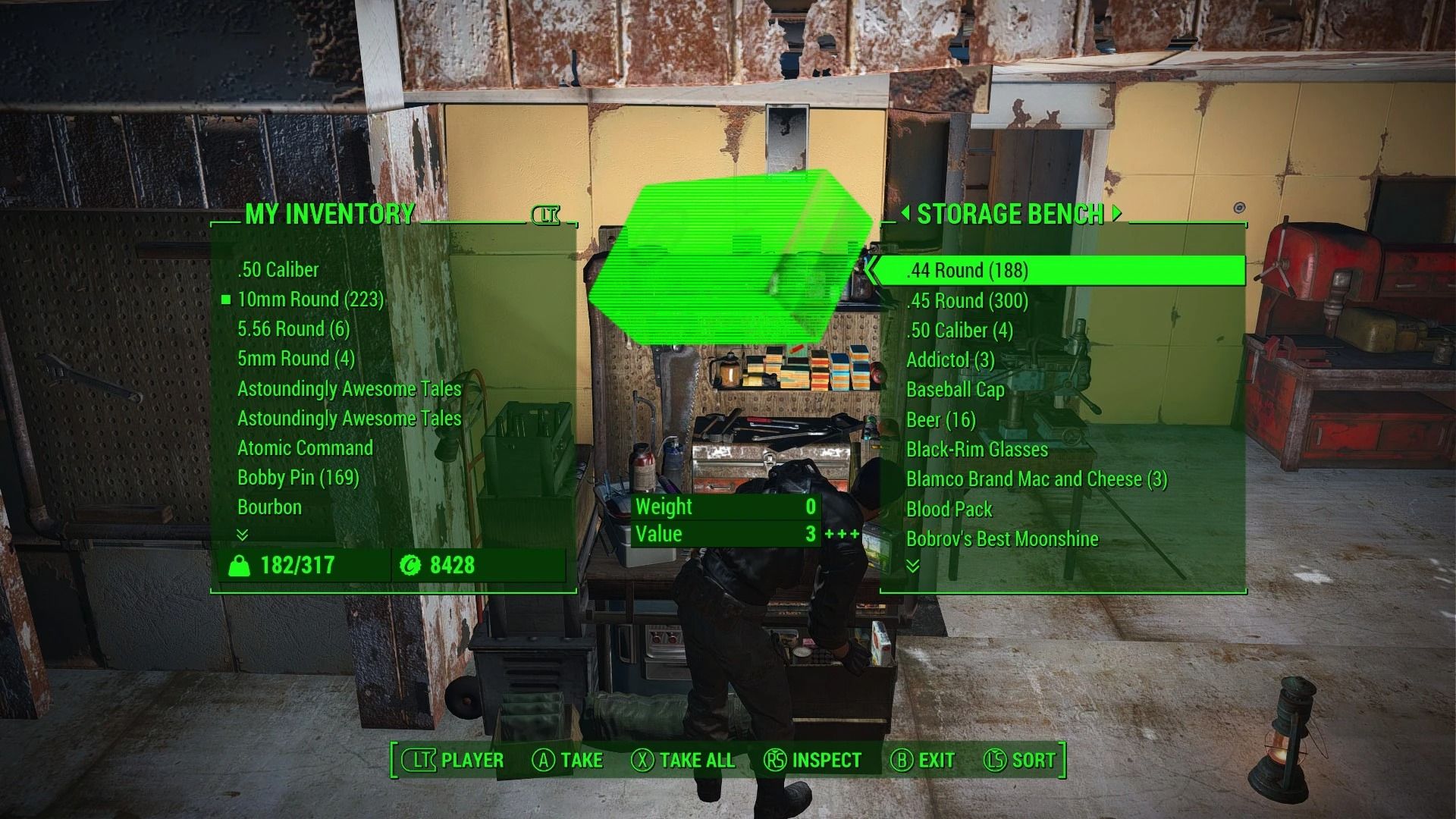 Better Workbench with Auto Storage mod for Fallout 4