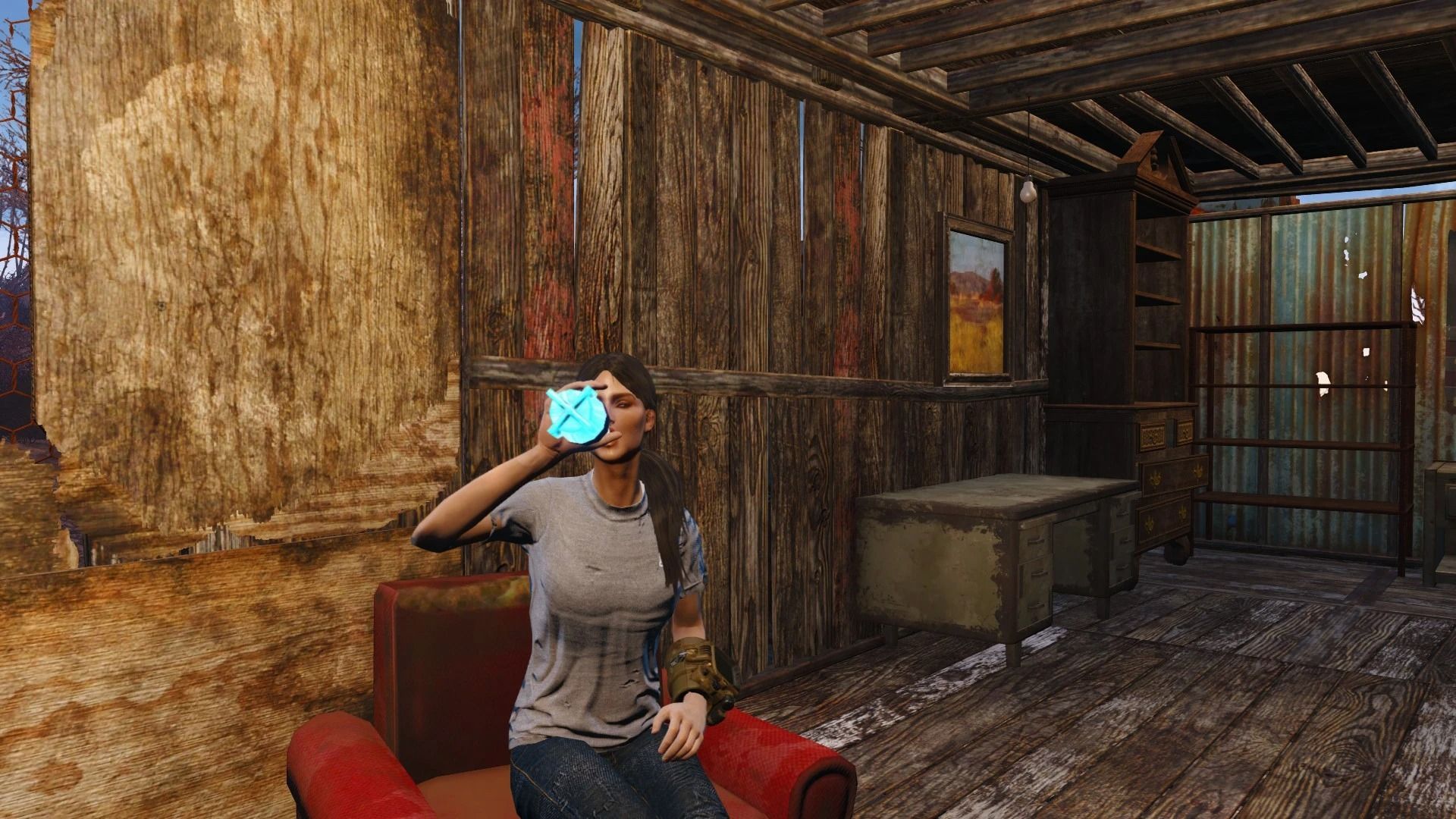 Have a Beer - Animated Drinking mod for Fallout 4