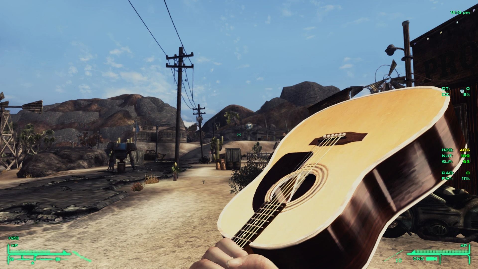 Wasteland Guitar Hero mod for Fallout: New Vegas