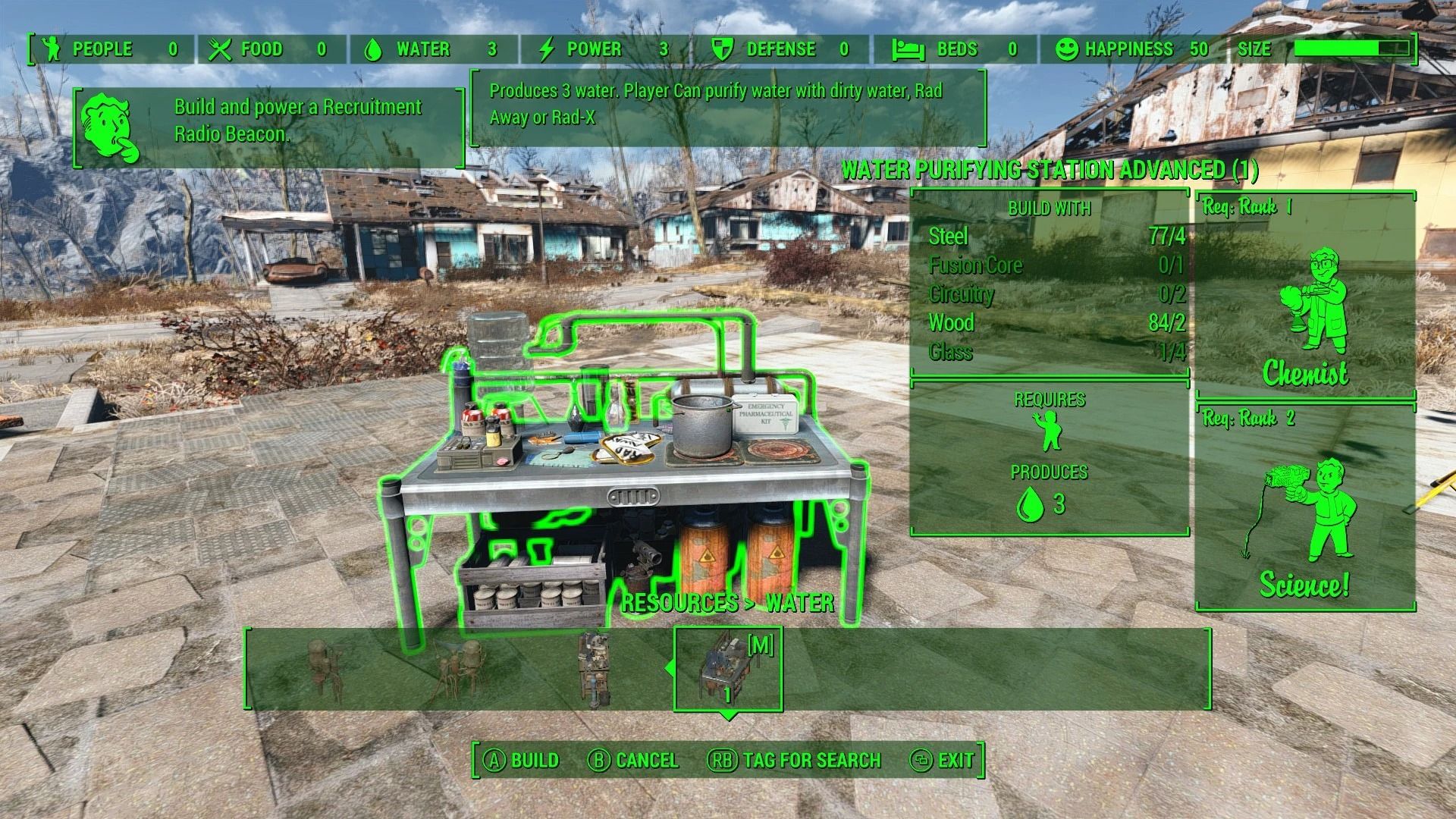 Water Purification Stations mod for Fallout 4