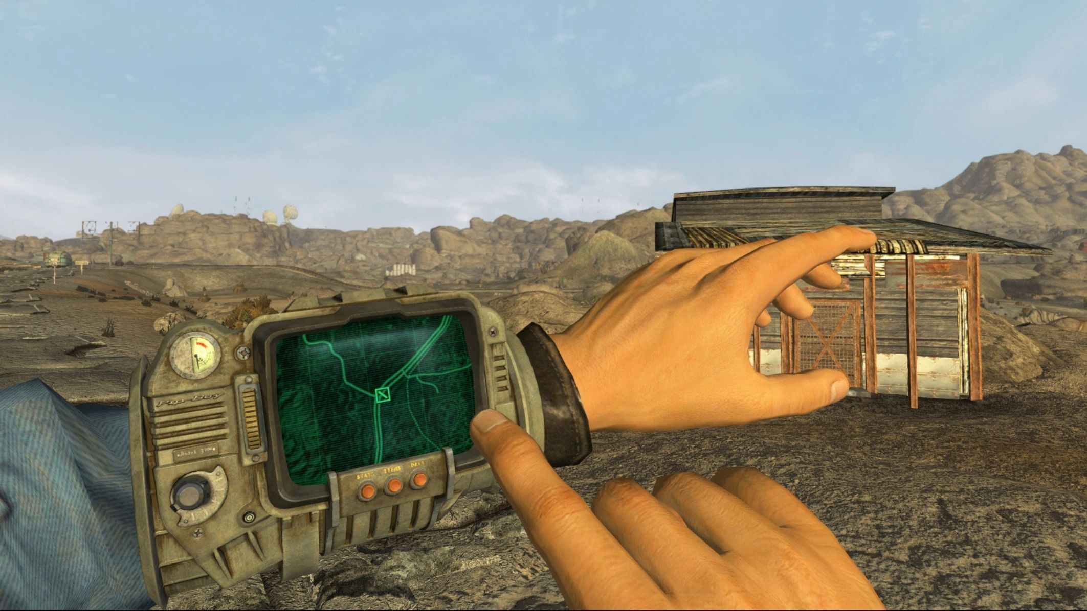 Animated Location Discovery mod for Fallout: New Vegas