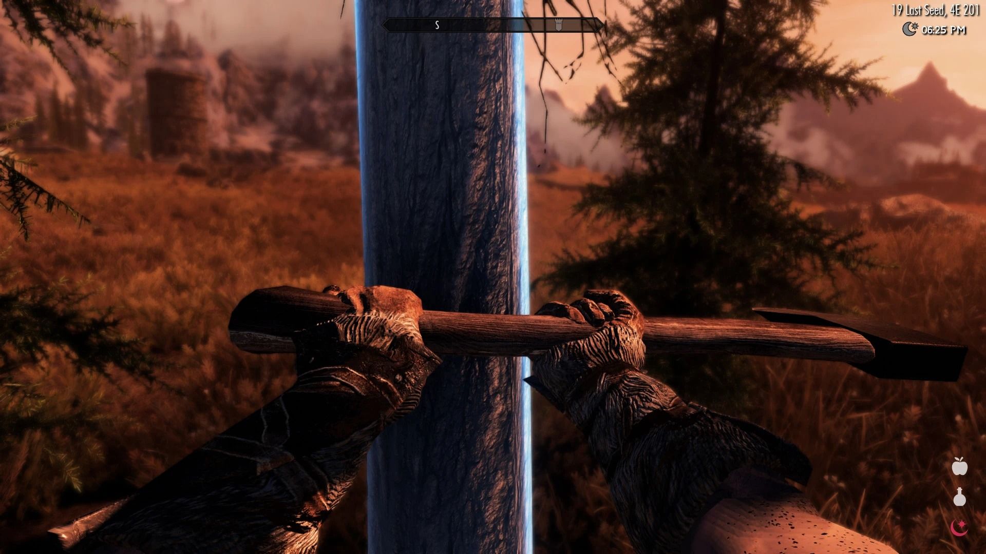 SkyJack Simple Woodcutter mod for The Elder Scrolls V: Skyrim Special Edition