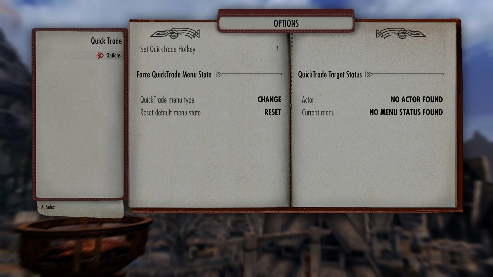 Skyrim QuickTrade mod for The Elder Scrolls V: Skyrim Special Edition