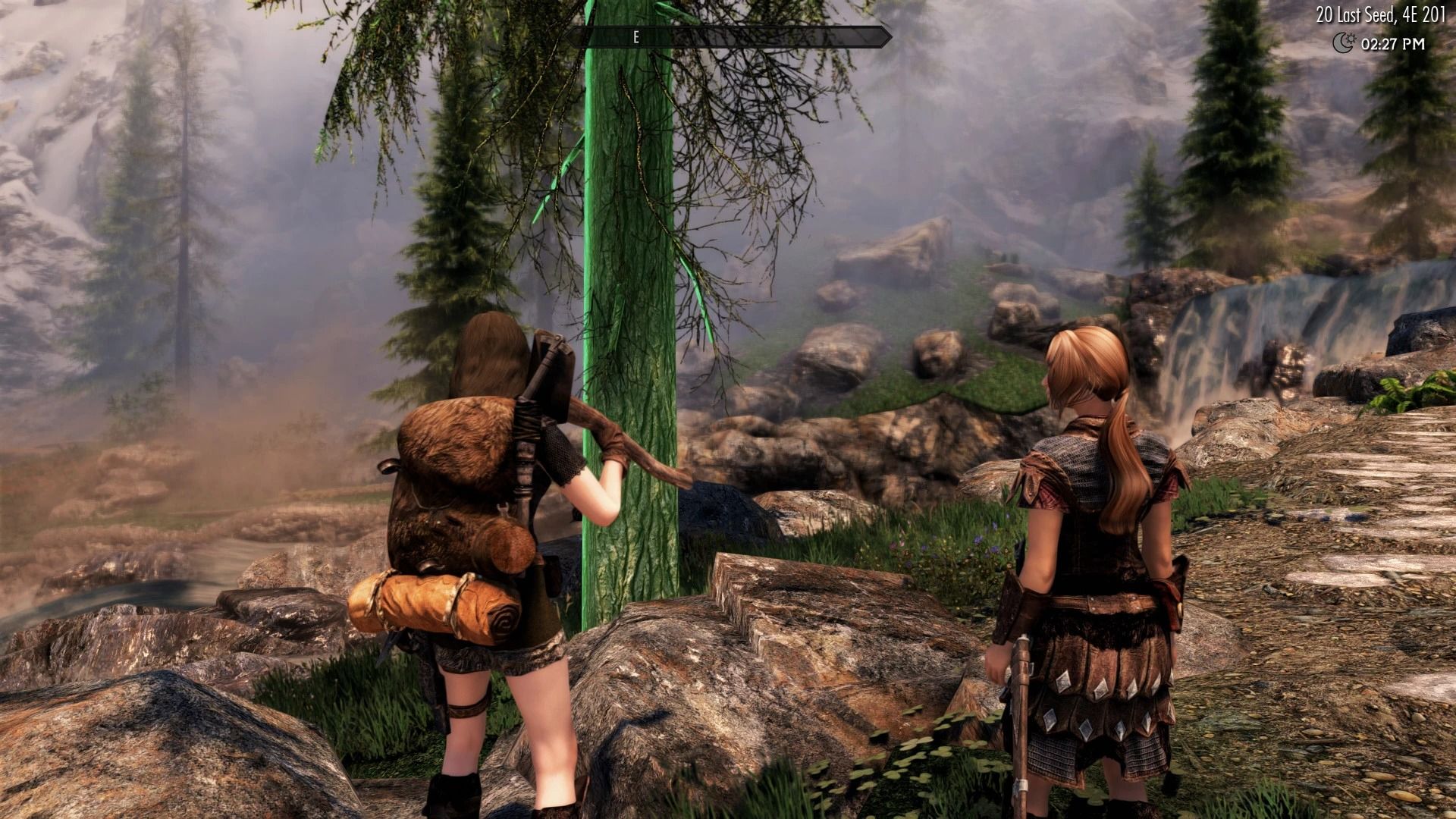 SkyJack Simple Woodcutter mod for The Elder Scrolls V: Skyrim Special Edition