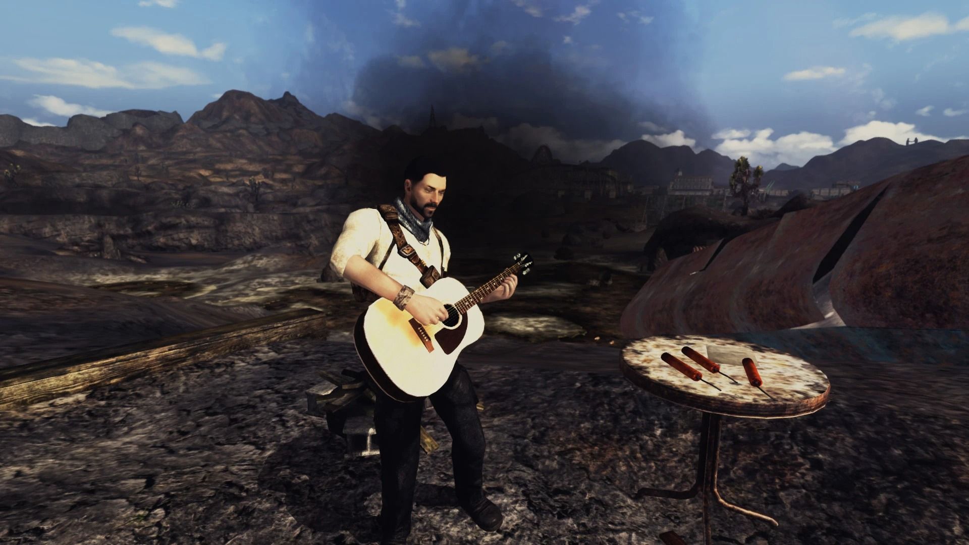 Wasteland Guitar Hero mod for Fallout: New Vegas