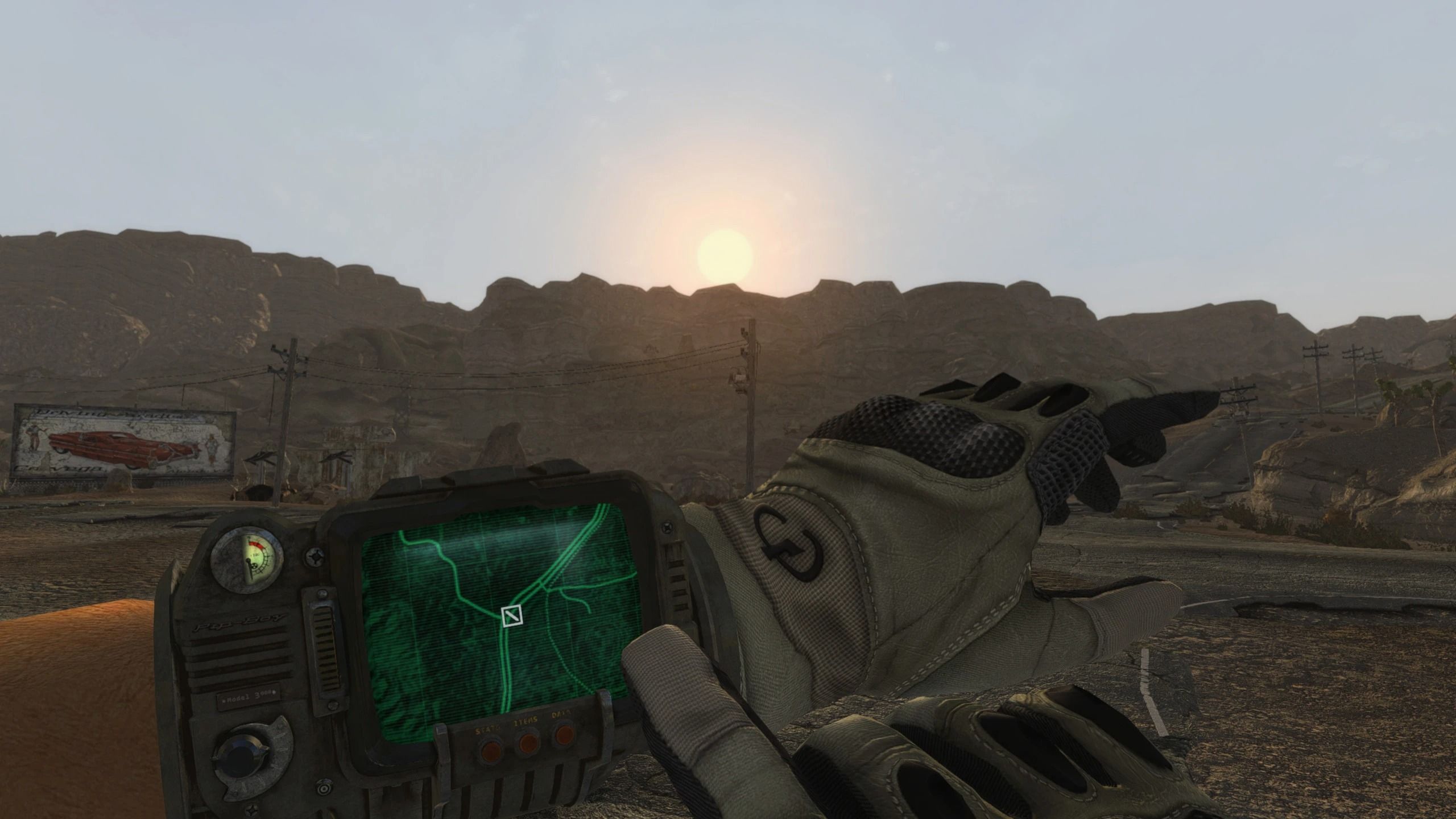Animated Location Discovery mod for Fallout: New Vegas