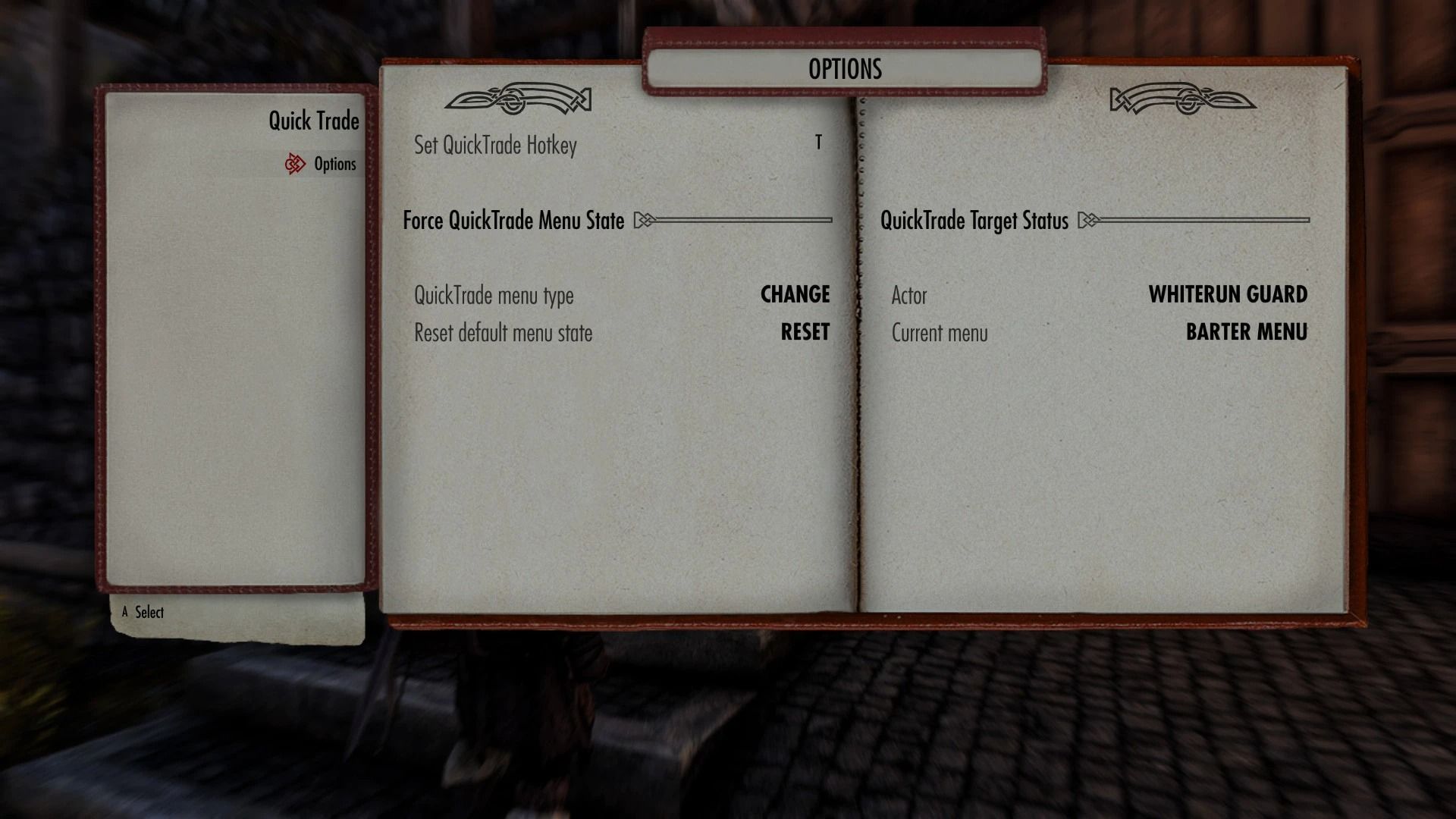 Skyrim QuickTrade mod for The Elder Scrolls V: Skyrim Special Edition