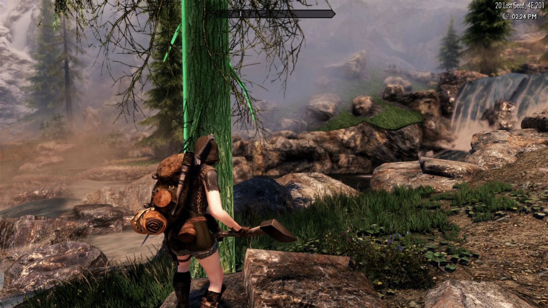 SkyJack Simple Woodcutter mod for The Elder Scrolls V: Skyrim Special Edition