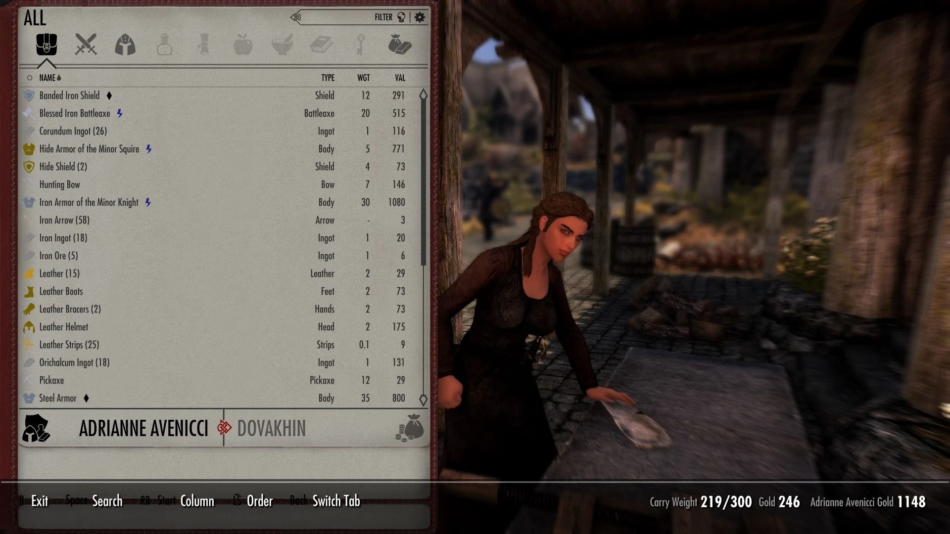 Skyrim QuickTrade mod for The Elder Scrolls V: Skyrim Special Edition