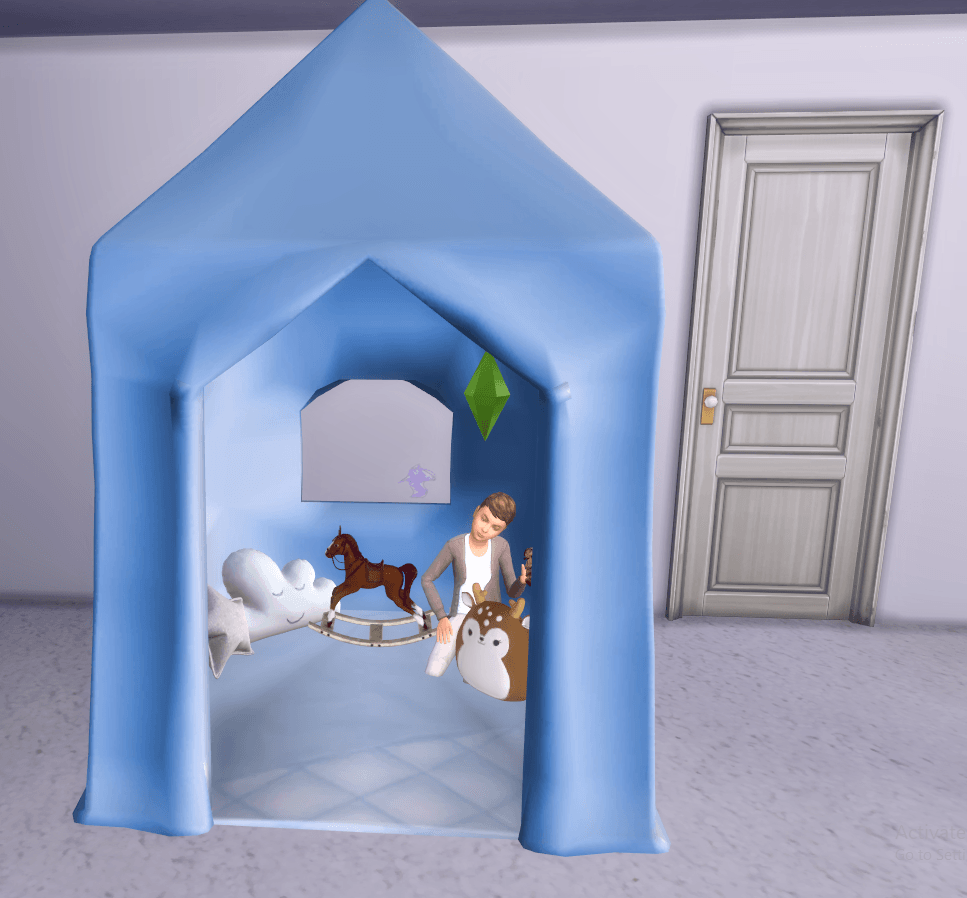 Kids play tent mod for The Sims 4 