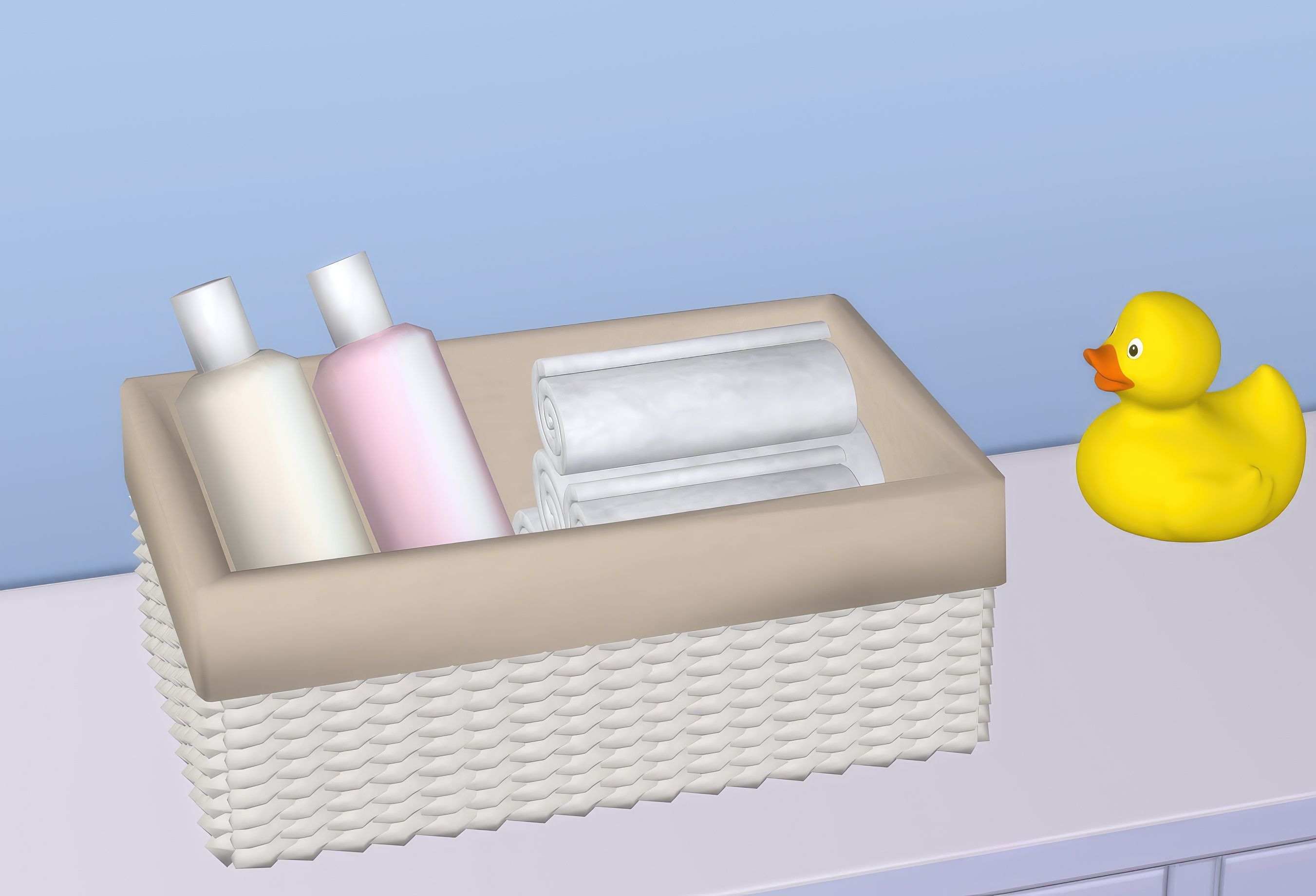 Kids bath bubble time set mod for The Sims 4 