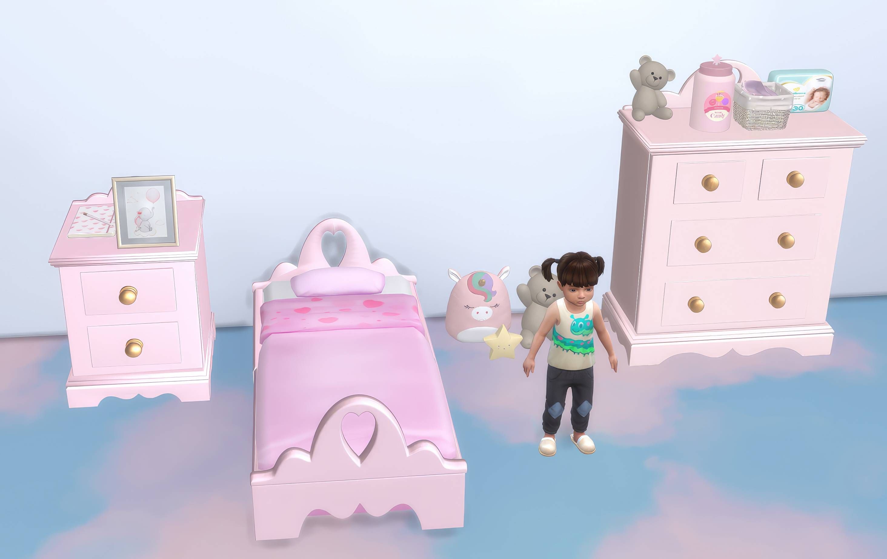Kids heart set 2 mod for The Sims 4 
