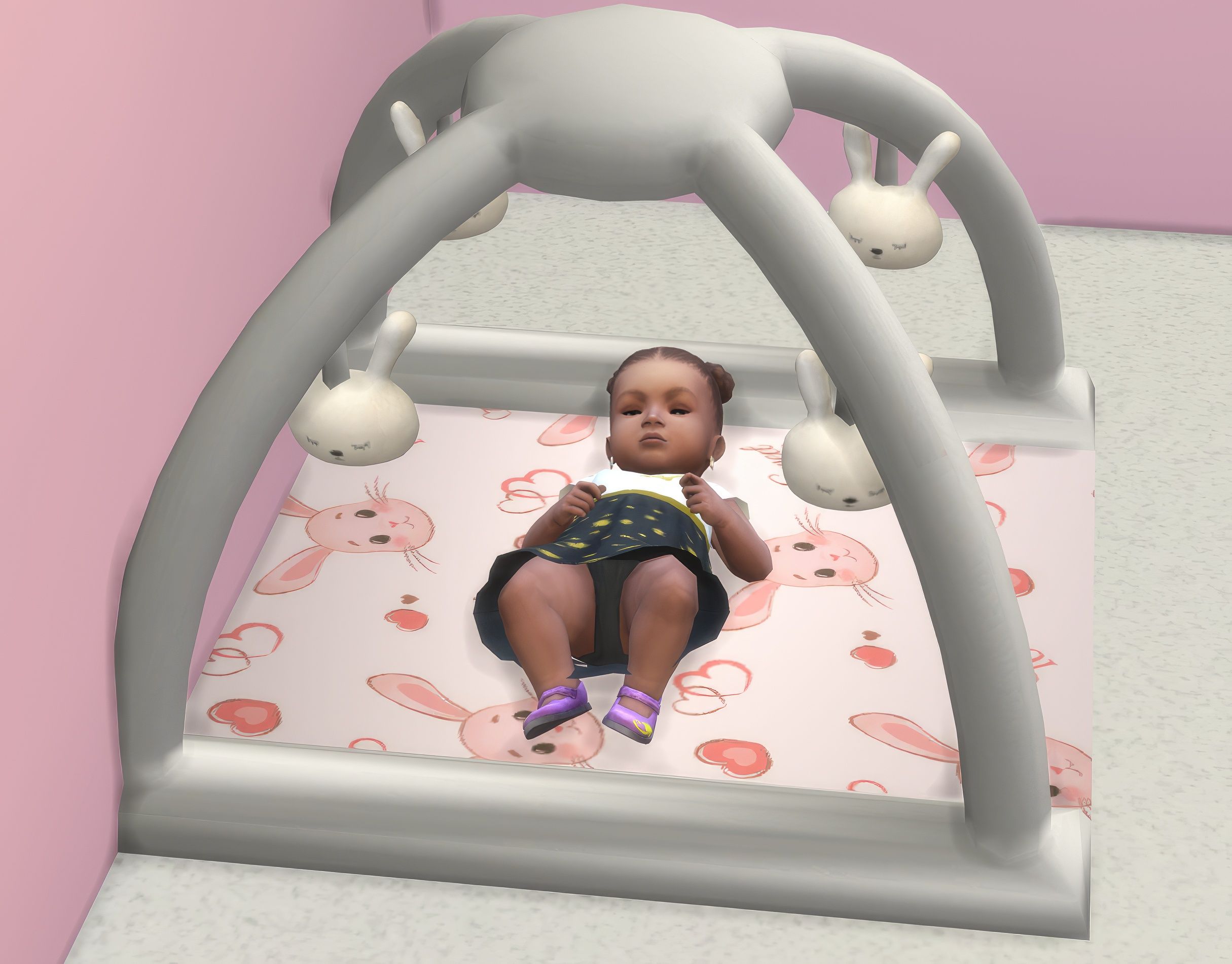 Leona playmat set mod for The Sims 4 