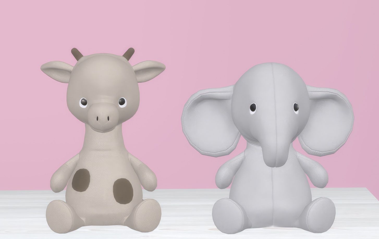 Baby Giraffe set mod for The Sims 4 