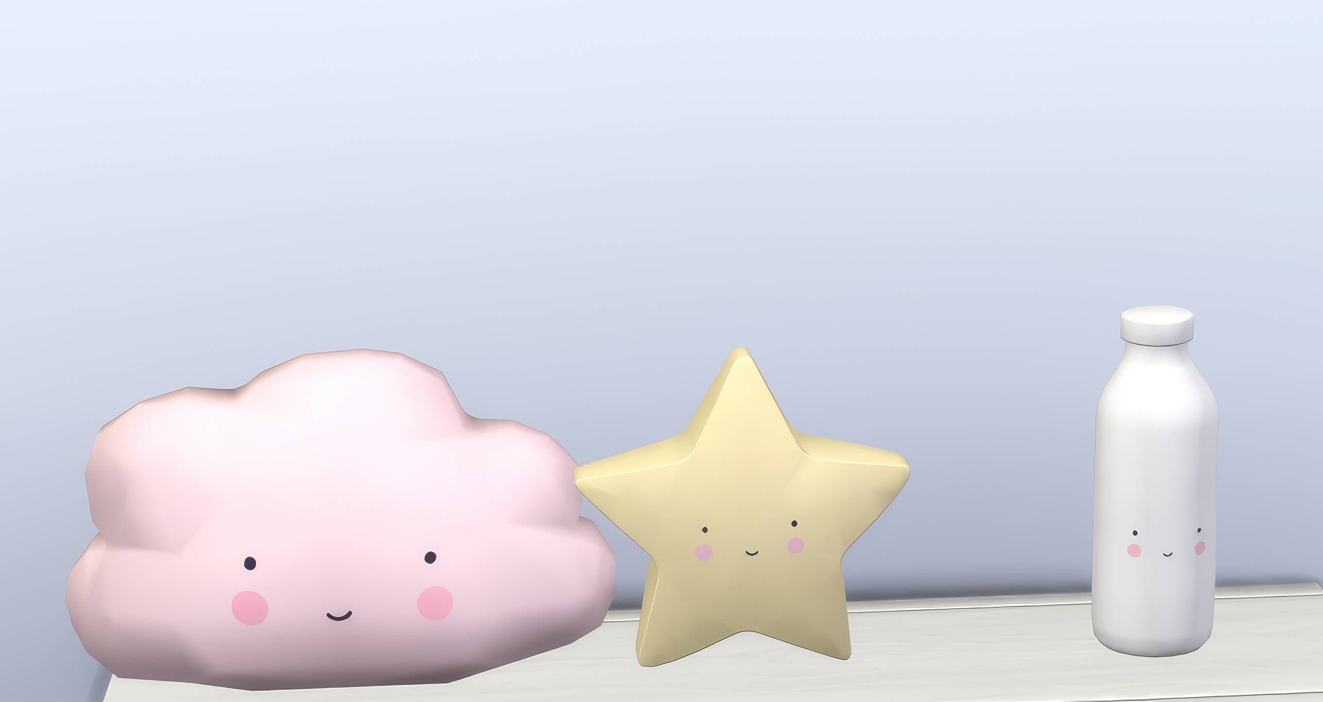 Baby nighty night set mod for The Sims 4 