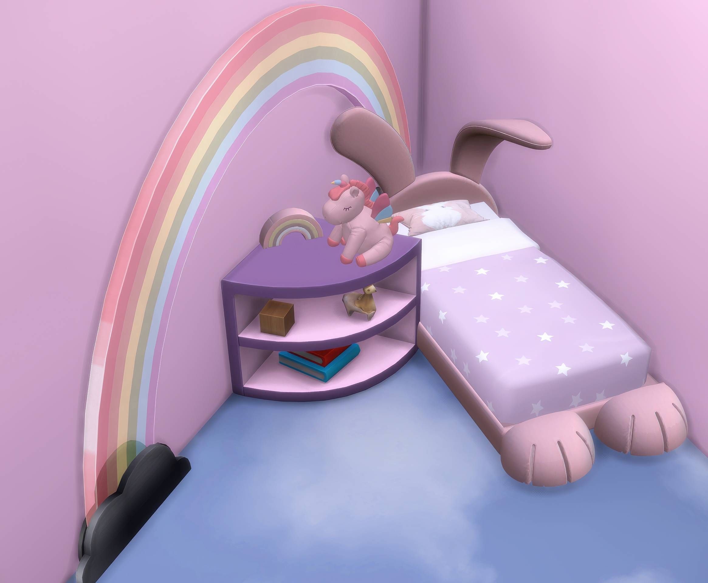 Kids unicorn set 1 mod for The Sims 4 