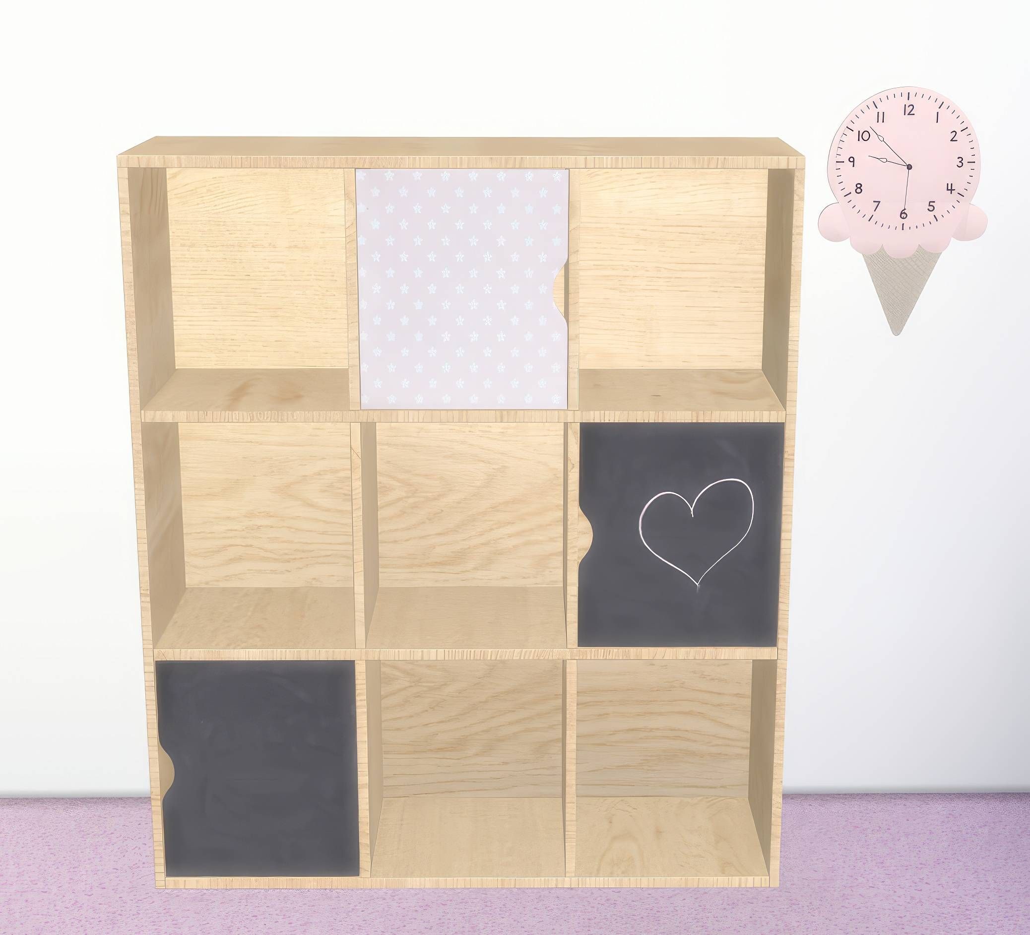  Kids bookshelf 2 mod for The Sims 4 