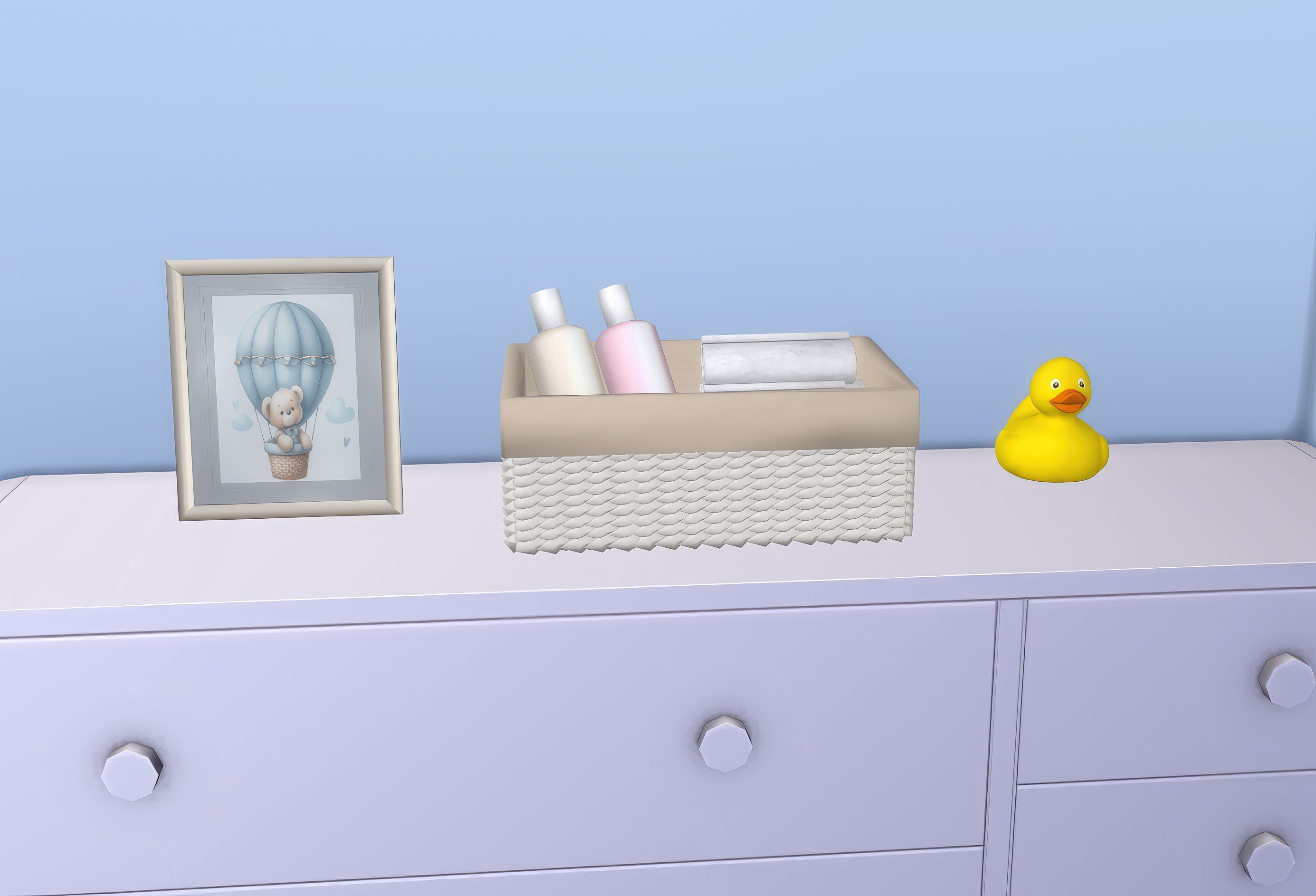 Kids bath bubble time set mod for The Sims 4 
