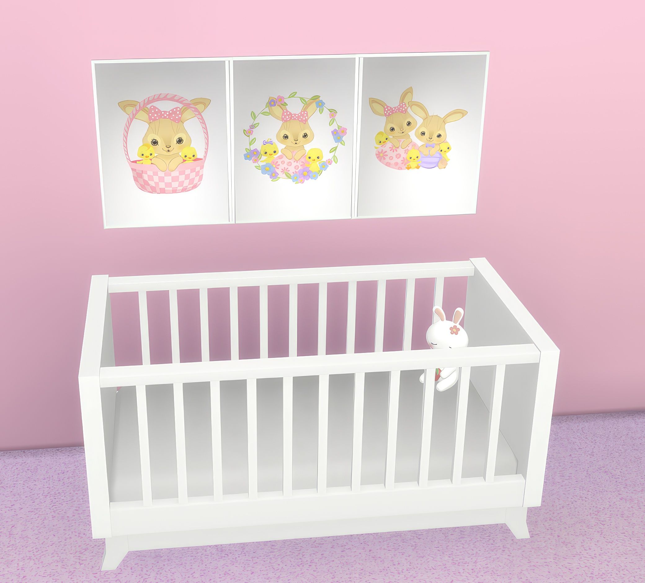 Baby Bunny crib set mod for The Sims 4 