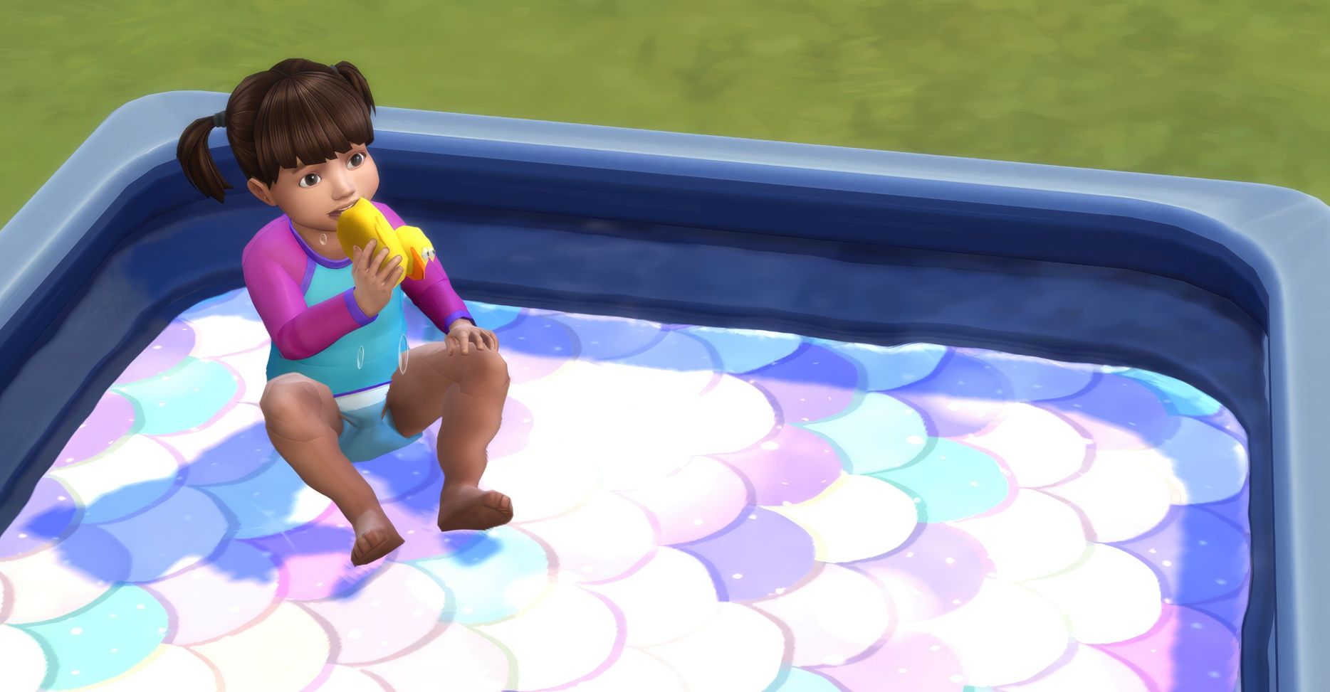 Kiddie Mermaid pool mod for The Sims 4 